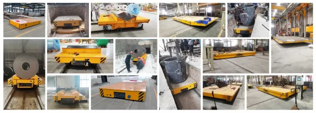 Factory Workshop Transport Heavy Duty Steel Parts Transfer Carts