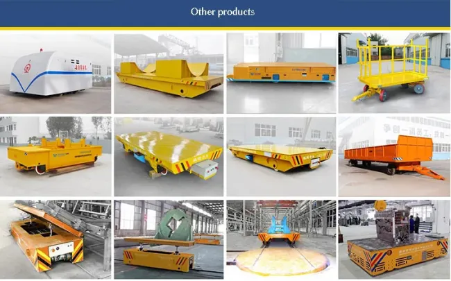 Assembly Line Using Transfer Trolley with Lift Table