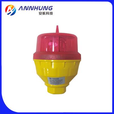 China Red Colors Aviation Low Intensity Obstacle Light  32.5cd Intensity for sale