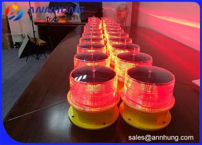 China Flash Mode Solar Obstruction Light 32.5cd For Large - Scale Port Machinery for sale