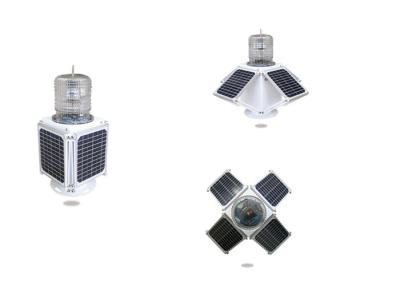 China Adjustable Panel Solar Powered Navigation Lights Vertical Angle GSM Monitoring for sale