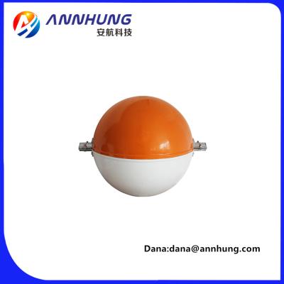 China AH-LS-C Aircraft Warning Sphere , Aluminum Aviation Cable Safety Warning Ball for sale
