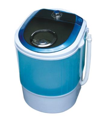 China Blue Portable Quiet Single Tub Washing Machine With Dryer 2.8 Kg Transparent Plastic Cover for sale