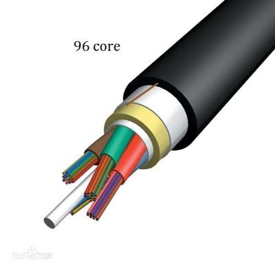 China FRP G652D 96core ADSS Fiber Optic Cable For Outdoor Aerial for sale