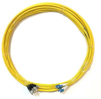 China Round Shape Single Work Drop Cable Single Mode Bundled Patch Cord for sale