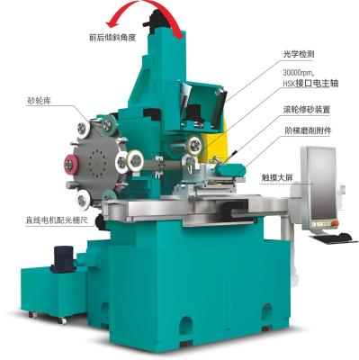 China S614 Hotman 0.5-5MM/Min Universal Cylindrical Antiwear High Precision Automatic Surface Grinder for sale