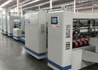 China Full automatic carton folder with gluer and stitcher machine for sale