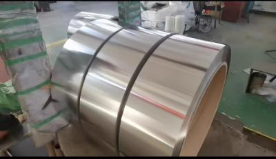 China Hoja de acero inoxidable de la bobina del SUS AISI 316 para la manguera del metal cepillada 0.18*77m m superficiales en venta