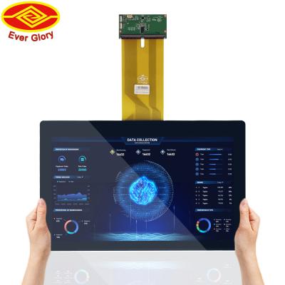 China Painel capacitivo da visualização ótica de tela táctil de 17,3 polegadas com relação de USB RS232 I2C 10 pontos à venda