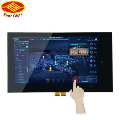 China Panel LCD anti de la pantalla táctil del vandalismo 23,8 pulgadas para el terminal de servicio del uno mismo en venta