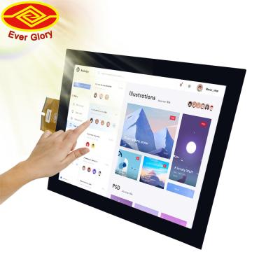 中国 17 Inch Ip65 Touch Screen Lcd Display Waterproof 10 Touch Points Usb Ips Pcap 販売のため