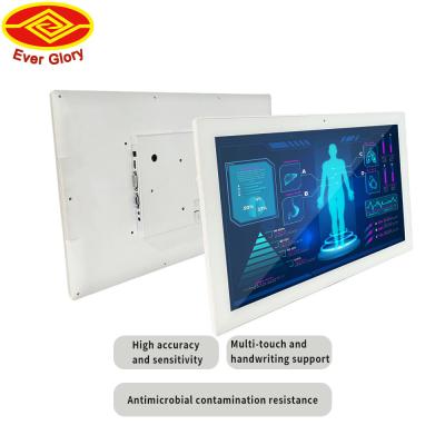 China 23.6 pulgadas en el panel industrial PC RoHS certificado Pcap todo en una pantalla táctil en venta