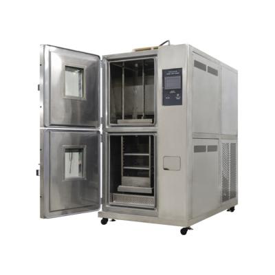 China LIYI 2 Zone Type Thermal Shock Test Chamber High and Low Temperature Reservation Cabinet for sale