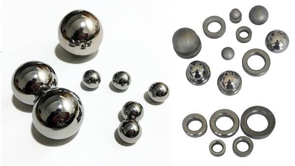 Tungsten carbide API Valve pair seat and ball