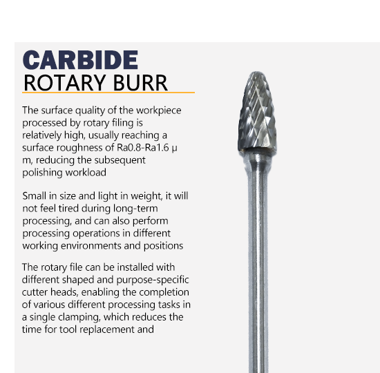 Tungsten carbide rotary file packaging