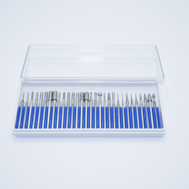 Tungsten carbide rotary file storage
