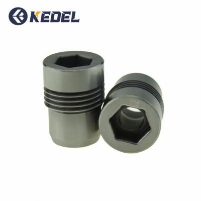 China Oil Drilling External Hexagon PZ4 Cemented Carbide Nozzle Spherical Button Drill Bit for sale