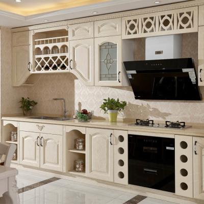 China Luxury Furniture America Style HPDL Solid Wood Custom Cabinets for sale
