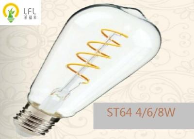 China Transparent Glass Decorative LED Bulbs With Nickel Base Prevents Corrosion 200lm for sale