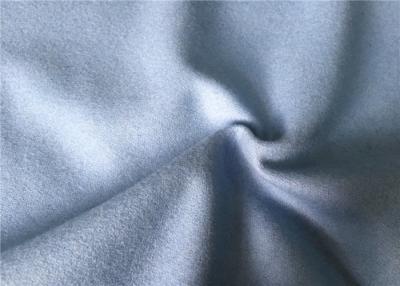 China Heavy Waterproof Wool Fabric Grey , Elegant Wool Curtain Fabric for sale