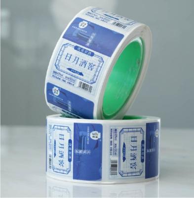 China No hay adhesivos Etiquetas de papel Kraft impermeables Adhesivos Kraft personalizados Eco amigables en venta
