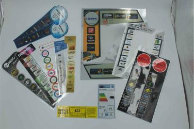 China Digital Printed Transparent Labels Custom See Through Stickers With Pantone Color for sale