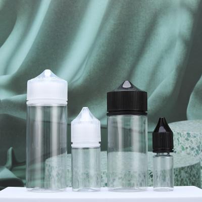 China 30ml 60ml Vape Liquid Bottle PET Material Child Resistance Closure BPA Free for sale