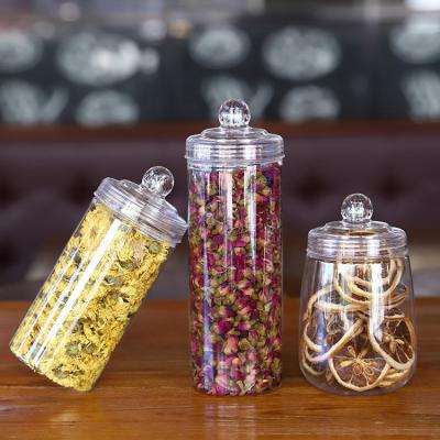 China Custom Printing Transparent Plastic Jars for Transparent Packaging Solution for sale