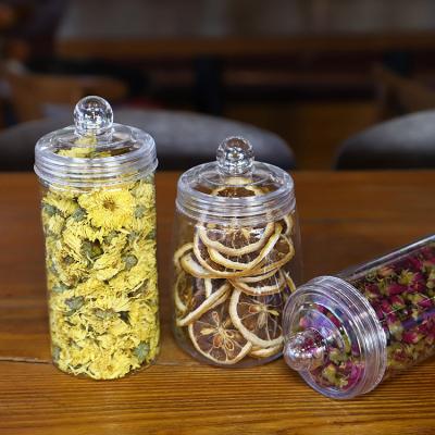 China Custom Printing Transparent Plastic Jars for Transparent Packaging Solution for sale