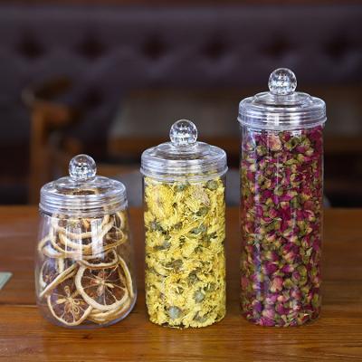 China Custom Printing Transparent Plastic Jars for Transparent Packaging Solution for sale
