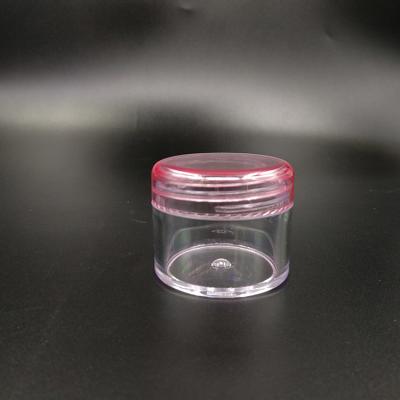 China Smooth Surface Customized Logo Plastic Cosmetic Jar with Customized Printing and Surface for sale