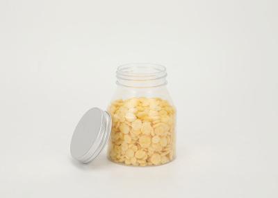 China 350ML Food Grade Clear Plastic Pet Jar Container With Aluminum Lid for sale