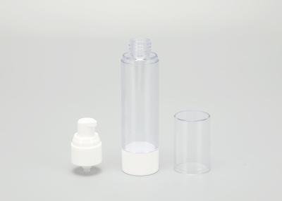 China weiße Plastikpumpflasche 15ml 30ml 50ml nachfüllbares forlotion zu verkaufen