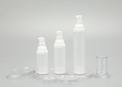 China Clear Airless Cosmetic Cream Airless Pump Bottle Travel Size Refillable for sale