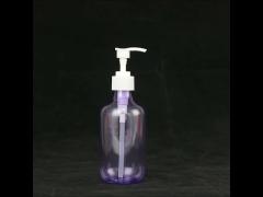 Schiefe Schulter-purpurrote Shampoo HAUSTIER Pumpflasche wasserundurchlässig