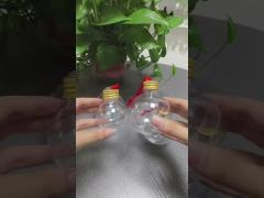 Christmas Festival Decoration Ball Spherical Juice Beer Bubble Ball Shape Tea Beverage Bottle