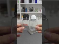 Transparent Plastic Beverage Drinking Bottles Milk Tea Juice Container with Cap
