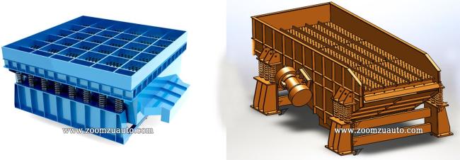 Sand casting vibration sand dropping machine