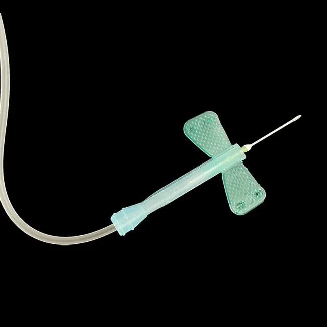 Disposable Single Used Hospital Butterfly Vacuum Blood Collection Needle 21g 23G with CE ISO