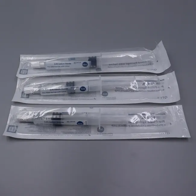 Saline I. V. Flush Syringe 0.9% Normal Nacl Saline Sterile Prefilled Syringe