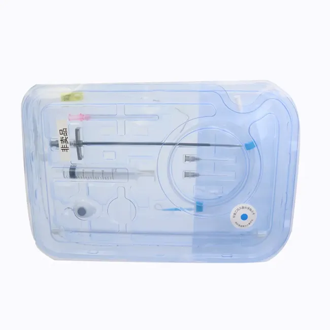 Implantable Port Chamber Set with Huber Needle for Long-Term Implantation
