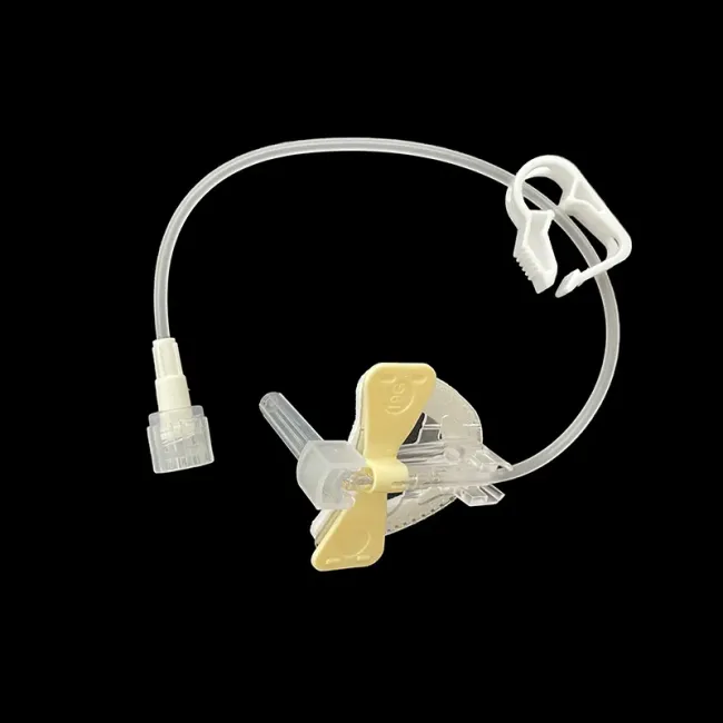 Disposable Non Coring Safety Huber Needle for Chemotherapy with CE/ISO13485