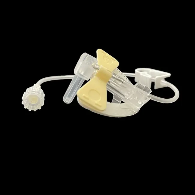Disposable Non Coring Safety Huber Needle for Chemotherapy with CE/ISO13485