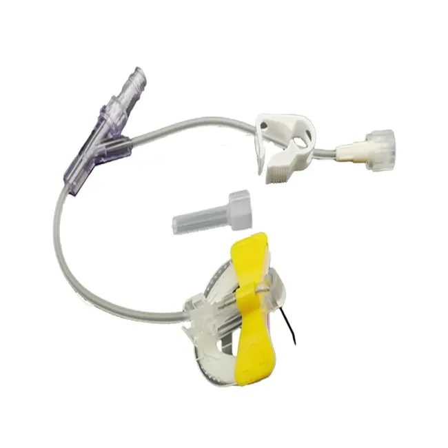 Safety Huber Needle 90 Degree Non Coring Huber Needle with CE ISO
