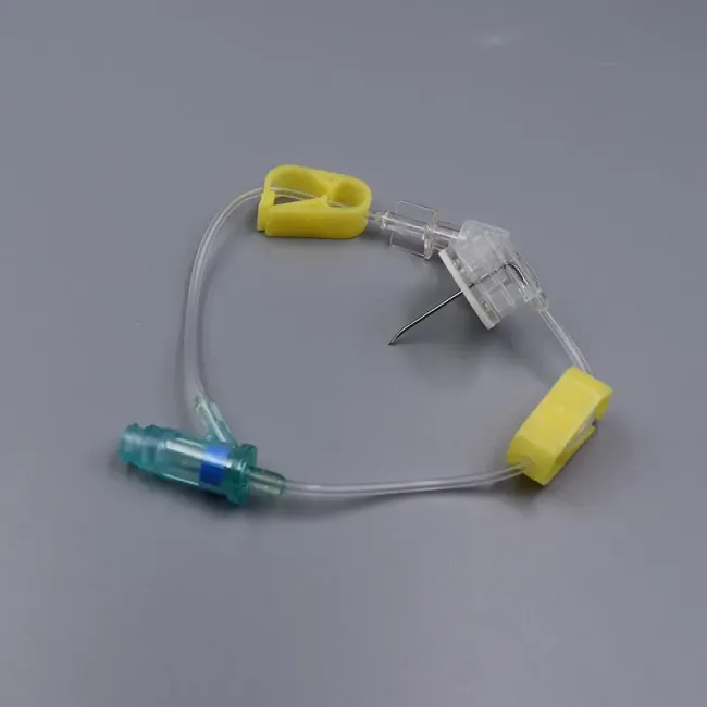 Safety Huber Needle for Chemotherapy Antibiotics and Tpn IV Port