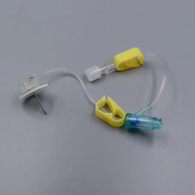Safety Huber Needle for Chemotherapy Antibiotics and Tpn IV Port