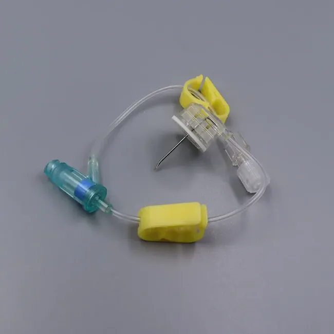 Safety Huber Needle for Chemotherapy Antibiotics and Tpn IV Port