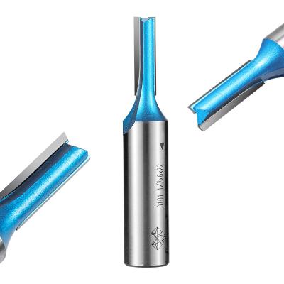 China Anticorrosive Straight Flute Drill Bit , Multifunctional Straight Cut Router Bit for sale