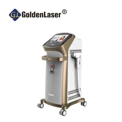 China 120J 10Hz Triple Wavelength Diode Laser 808 Laser Hair Removal Machine 400ms for sale