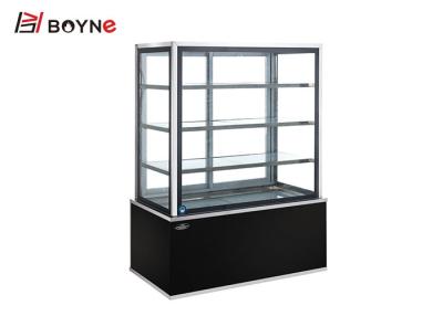 China Floor Standing Straight Bread Display Counter 4 Layer Marble Base High Efficiency for sale
